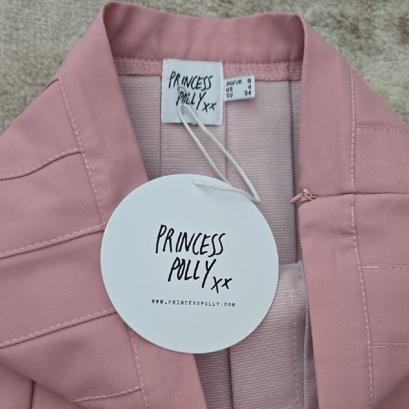 Princess Polly Pink Pleated Skater Mini Skirt - Picture 5 of 5